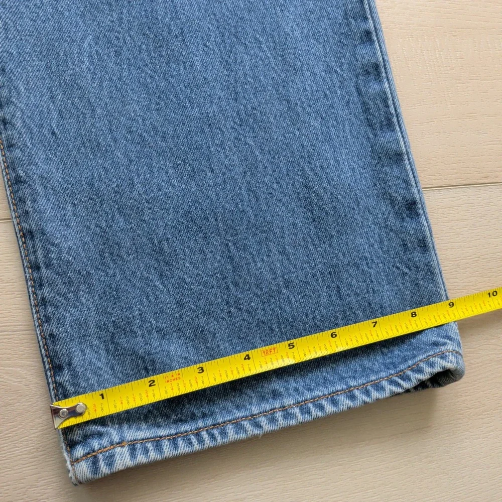 Levis 501xx Original Fit Jeans Mens 38x36 (Fits 36x32) Blue Denim Straight Leg